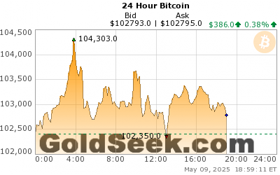 24 hour bitcoin percentage