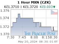 MXN (CZK) 1 Hour