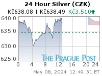 Czech koruna Silver 24 Hour